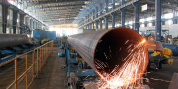 صرفه جویی ارزی با تبدیل ورق های فولادی به لوله